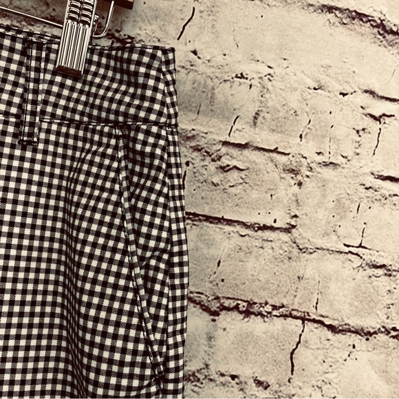 Kim Rogers Navy Gingham Check Bermuda Shorts - Picture 4 of 8